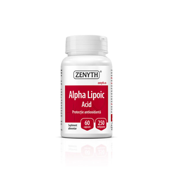 Acid Alfa Lipoic, 60 capsule, 250 mg, Zenyth