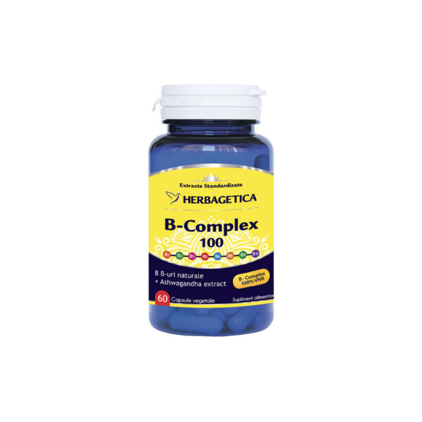B Complex 100, 60 capsule, Herbagetica