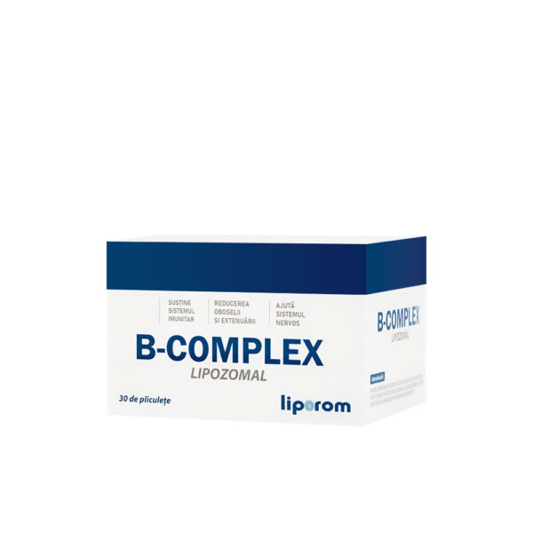 B-Complex Lipozomal, 30 plicuri, Liporom