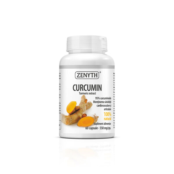 Curcumin, 60 capsule, 550 mg, Zenyth