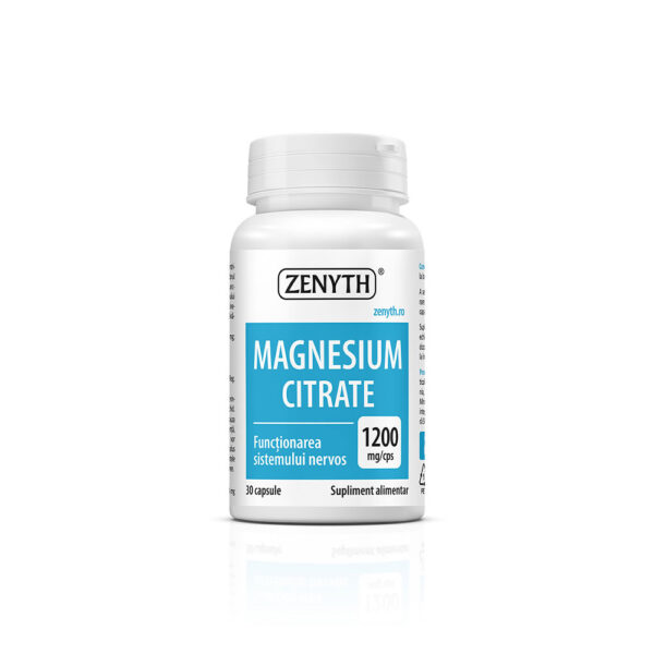Magneziu Citrat, 30 capsule, 1200 mg, Zenyth
