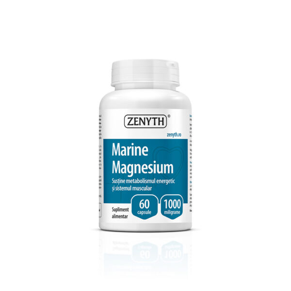 Magneziu Marin, 60 capsule, 1000 mg, Zenyth