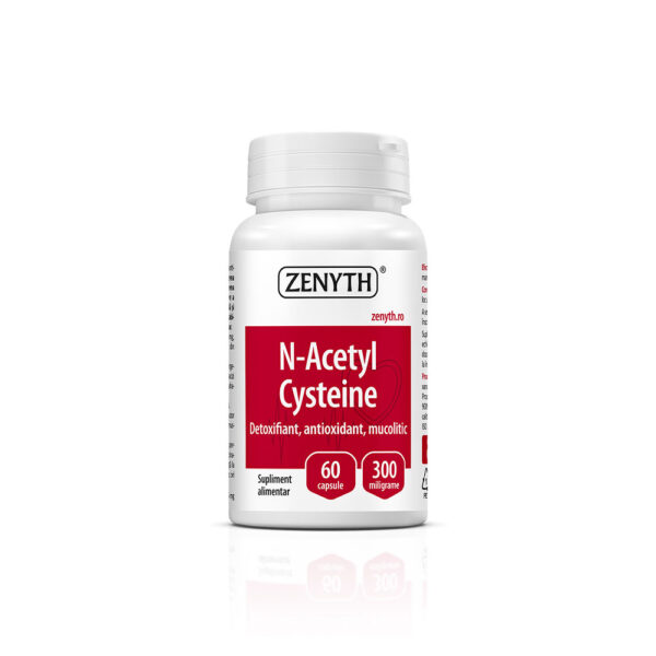 N-Acetil Cisteina, 60 capsule, 300 mg, Zenyth