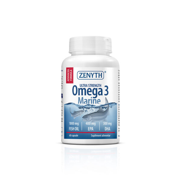 Omega 3 Marin, 60 capsule, 1000 mg, Zenyth