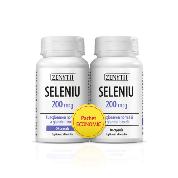Pachet promo Seleniu 90 capsule, 200 mcg, Zenyth
