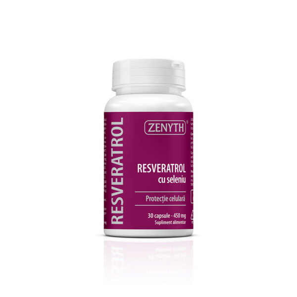 Resveratrol cu Seleniu, 30 capsule,  450 mg, Zenyth