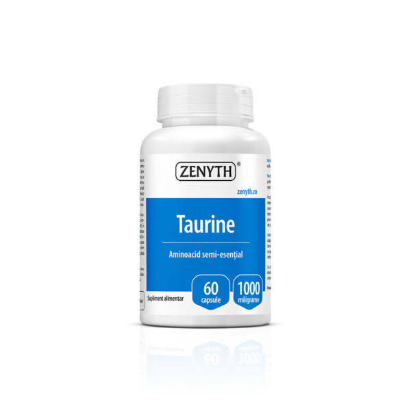 Taurină, 60 capsule, 1000 mg, Zenyth