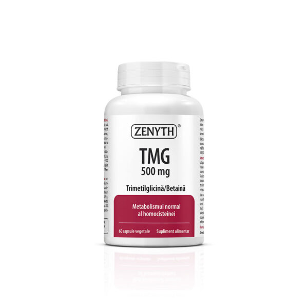 TMG (Trimetilglicina), 60 capsule, 500 mg, Zenyth