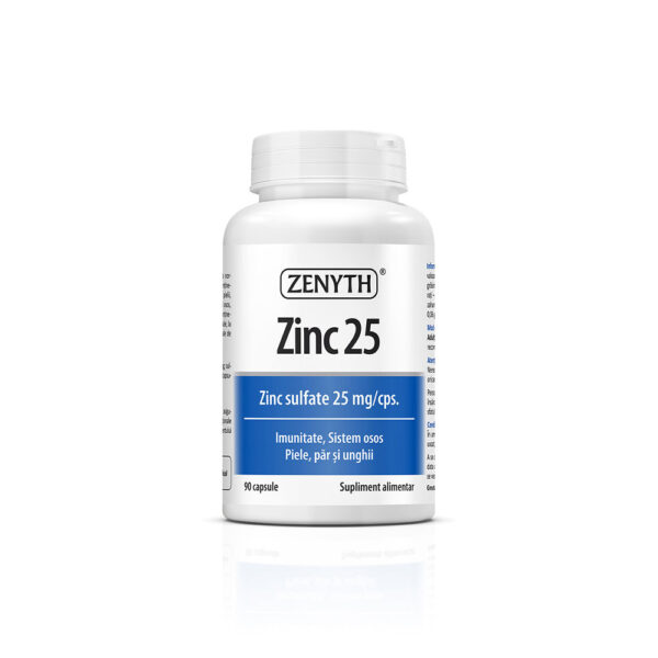 Zinc, 90 capsule, 25 mg, Zenyth
