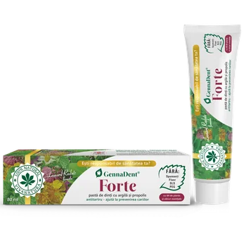 Pasta de dinti GennaDent Forte, 80ml, VivaNatura