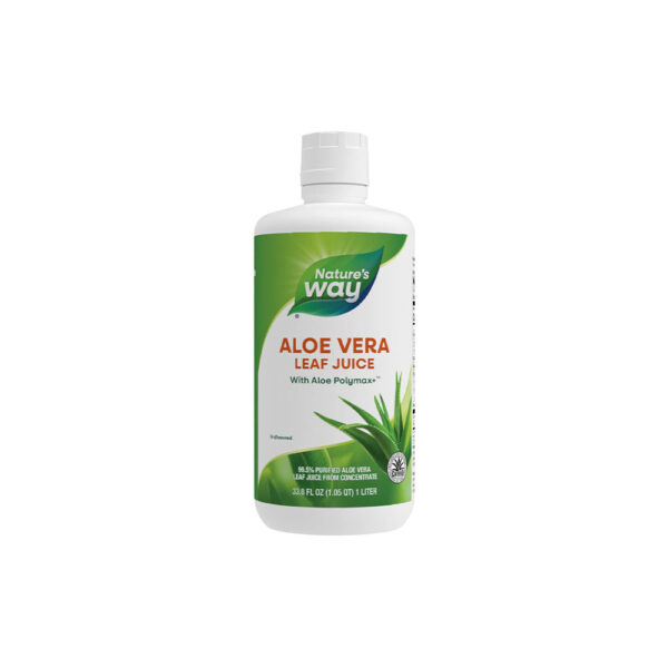 Aloe Vera Leaf Juice, Nature's Way, 1000 ml, Secom