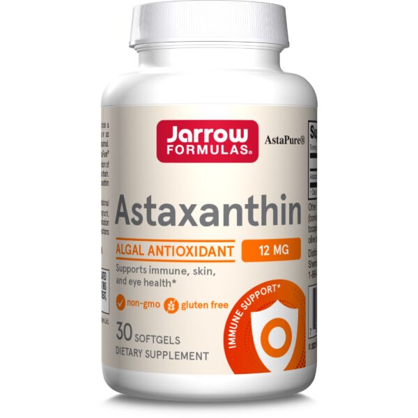 Astaxanthin, Jarrow Formulas, 12 mg, 30 capsule, Secom