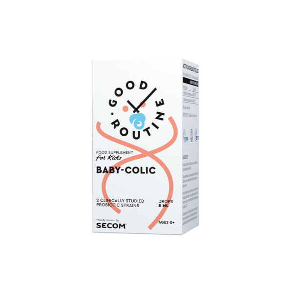 Baby - Colic, Good Routine, sirop pentru colici, 8 ml, Secom