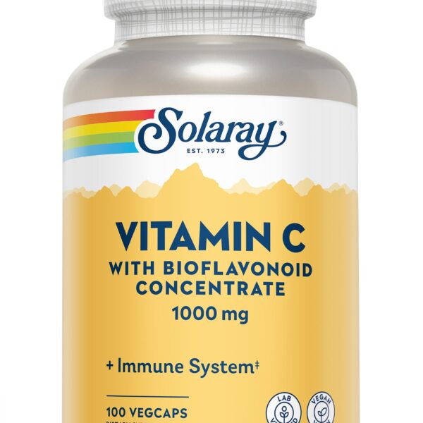 Vitamin C, Solaray, 1000 mg, 100 capsule, Secom