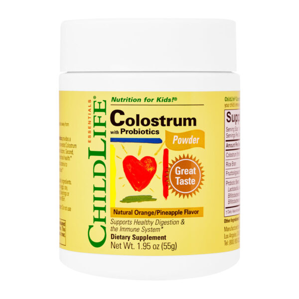 Colostrum with Probiotics, Childlife Essentials, 55 g, Secom