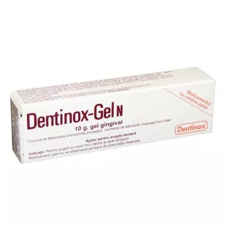 Gel pentru dinți copii, 10 g, Dentinox