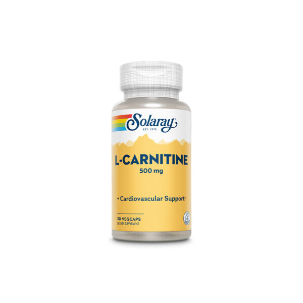 L-Carnitine 500 mg, Solaray, 30 capsule, Secom