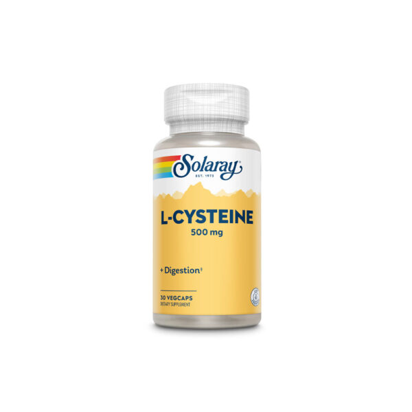 L-Cysteine, Solaray, 500 mg, 30 capsule, Secom