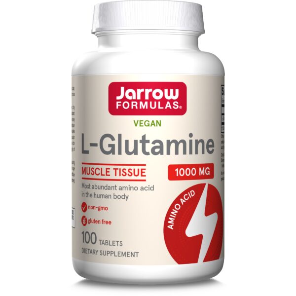 L-Glutamine, Jarrow Formulas, 1000 mg, 100 tablete, Secom