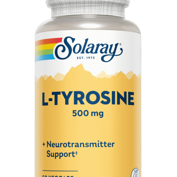 L-Tyrosine, Solaray, 500 mg, 50 capsule, Secom