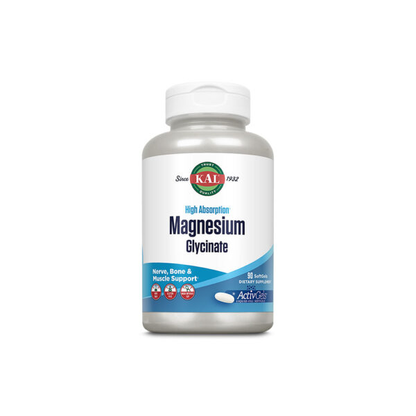 Magnesium Glycinate ActivGels™, KAL, 90 capsule, Secom