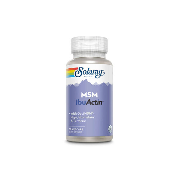 MSM IbuActin®, Solaray, 30 capsule, Secom