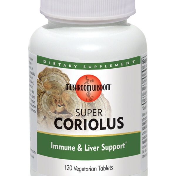 Super Coriolus, Mushroom Wisdom, 120 tablete, Secom