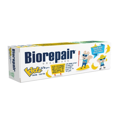 Biorepair, Pastă de dinți Junior cu aromă de banane, 0-6 ani, 50 ml, Coswell