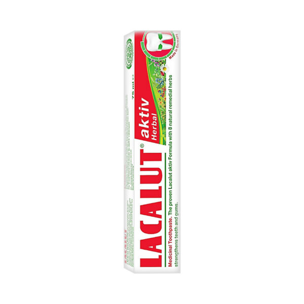 Pastă dinți Lacalut Aktiv Herbal, 75 ml, Theiss Naturwaren