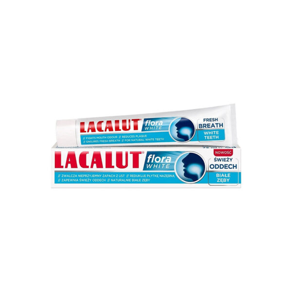 Pastă de dinți Lacalut Flora White, 75 ml, Theiss Naturwaren