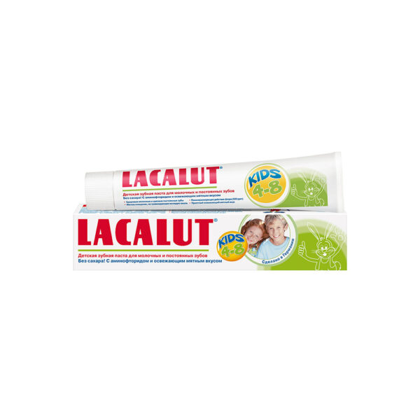 Pastă de dinți Lacalut Kids, 4 - 8 ani, 50 ml, Theiss Naturwaren