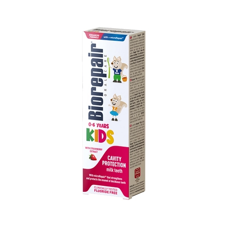 Biorepair, Pastă de dinți Junior cu aromă de căpșuni, 0-6 ani, 50 ml, Coswell