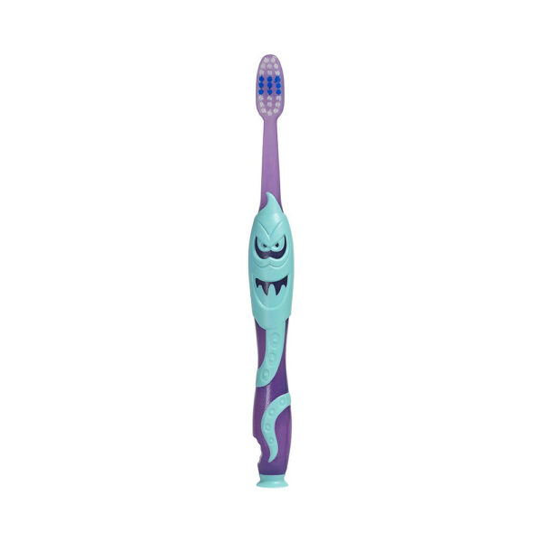 Periuță de dinți  Kids Monster, 2-6 ani, Soft, Elgydium