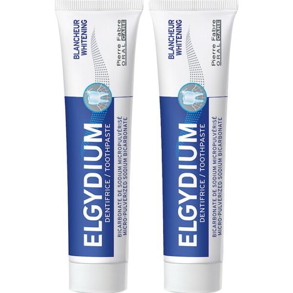 Pastă de dinți pentru albire, 2×75 ml, pachet promo, Elgydium