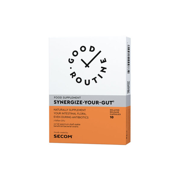 Synergize-Your-Gut, Good Routine, 10 capsule vegetale, Secom