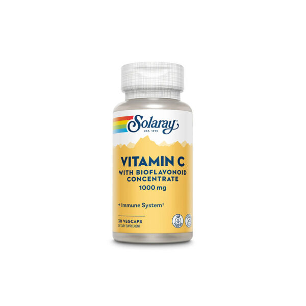 Vitamina C 1000 mg, Solaray, 30 capsule, Secom