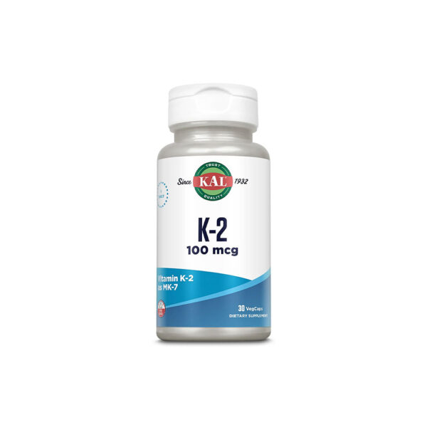 Vitamina K2 100 mcg, KAL, 30 capsule, Secom