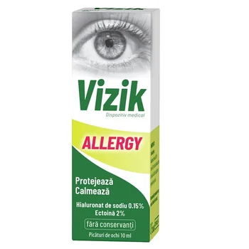 Vizik Picături Pentru Ochi Allergy, 10 ml, Zdrovit
