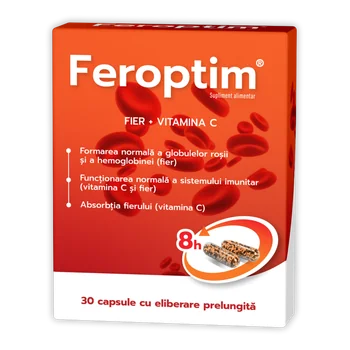Feroptim, 30 capsule cu eliberare prelungită, Zdrovit