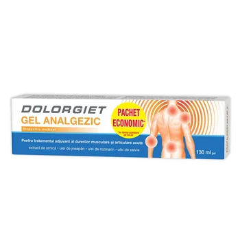 Dolorgiet, Gel Analgezic, 130 ml, Zdrovit