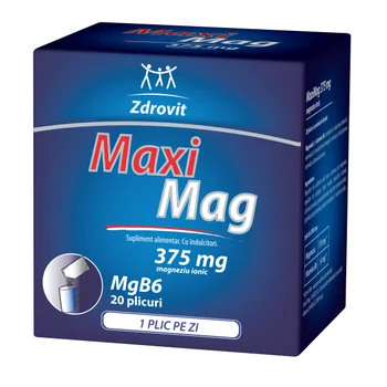 MaxiMag 375 mg, 20 plicuri, Zdrovit