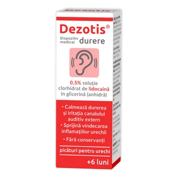 Dezotis Durere Picaturi Auriculare, 7 g, Zdrovit