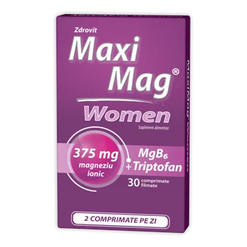 MaxiMag Women, 30 comprimate filmate, Zdrovit