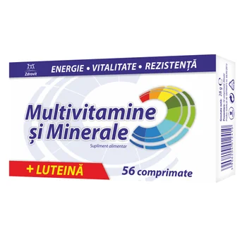 Multivitamine + Minerale, 56 comprimate, Zdrovit