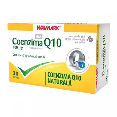 Coenzima Q10 MAX, 30 capsule, 100 mg, Walmark