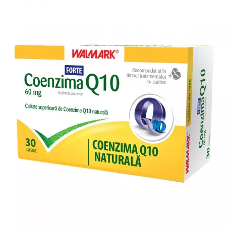 Coenzima Q10 Forte 60 mg, 30 capsule