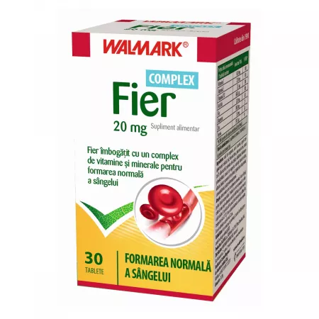 Fier Complex, 30 tablete, 20 mg, Walmark