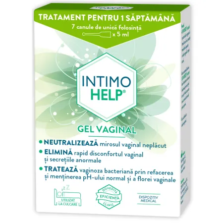 Intimohelp, gel vaginal, 7 canule x 5 ml, Zdrovit