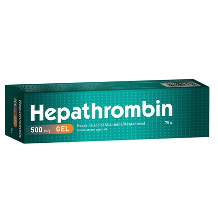 Hepathrombin Gel, 75 g, 500 UI/g, Stada