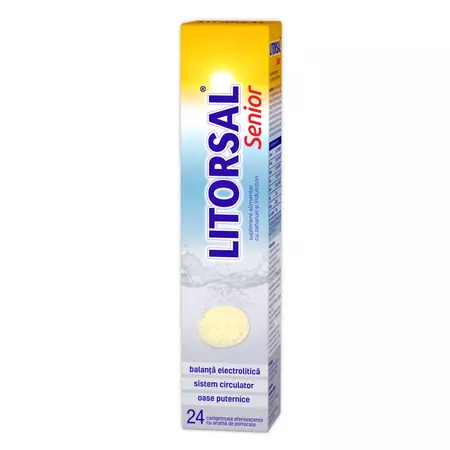 Litorsal Senior, 24 comprimate efervescente, Zdrovit